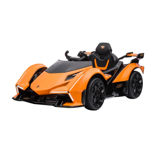 carro elétrico infantil lamborghini laranja