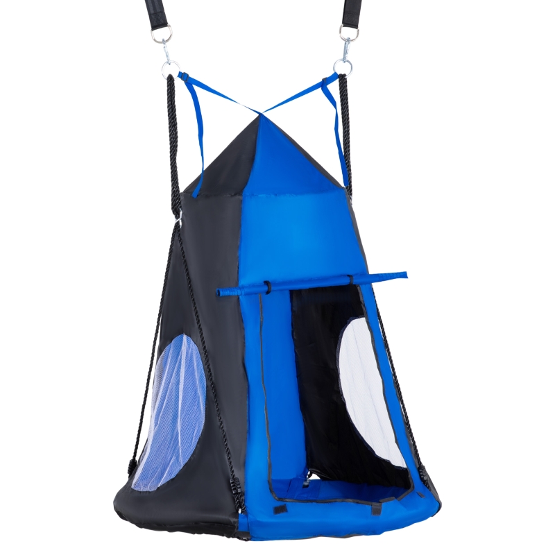 Baloiço ninho com tenda infantil de exterior