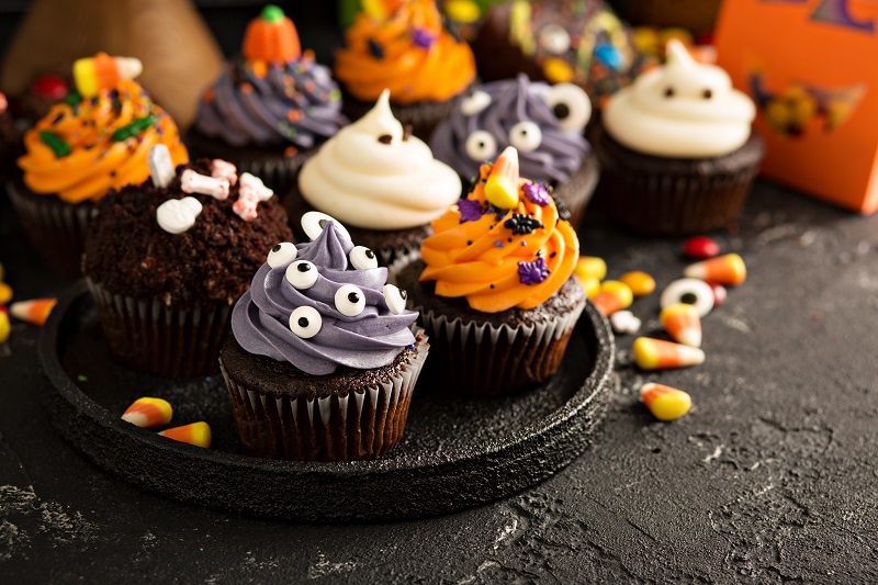 doces típicos de halloween