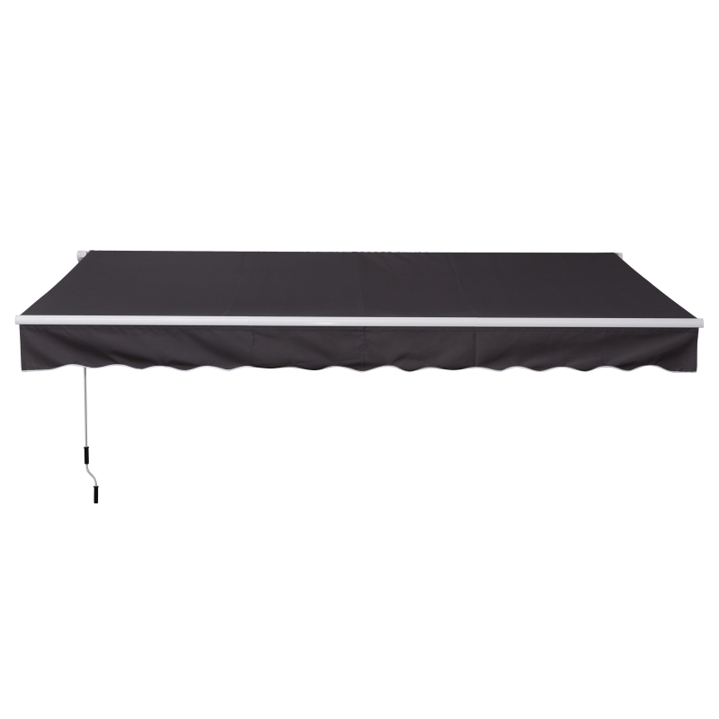 toldo de fachada preto