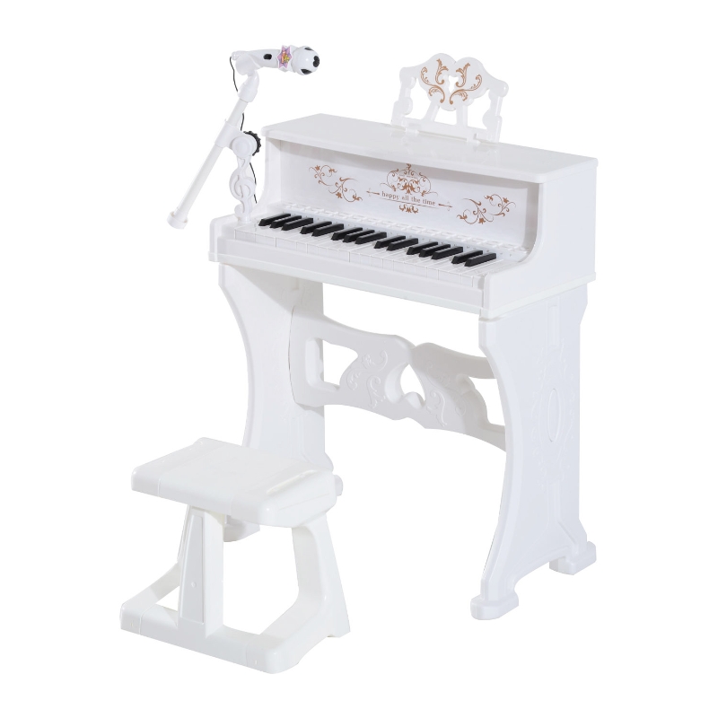 piano infantil com banco em conjunto