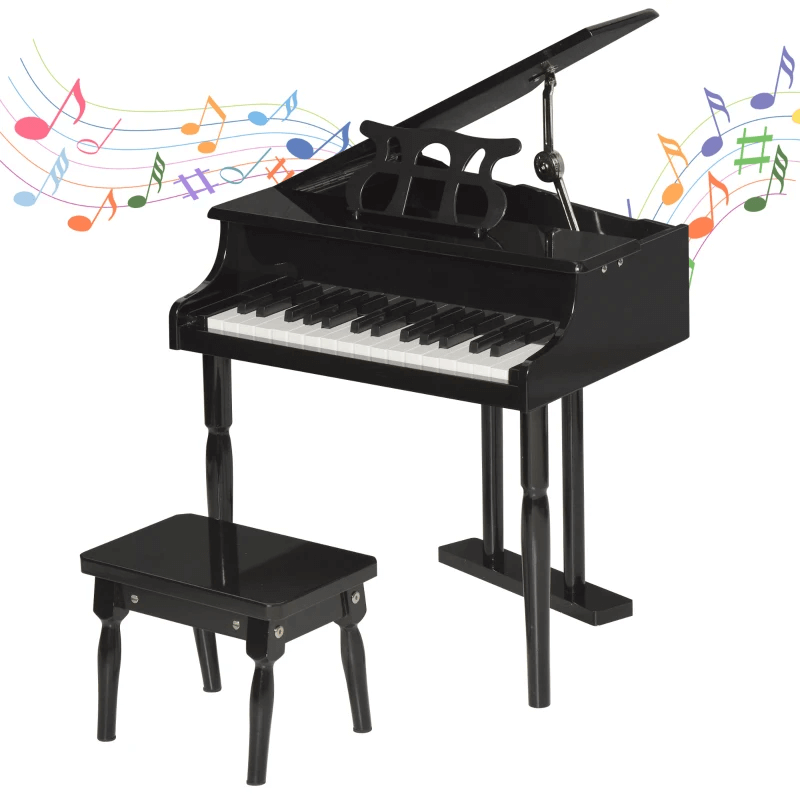 piano para crianças com banco a conjunto