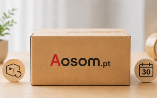 Qual é a política de devolução da Aosom Portugal?