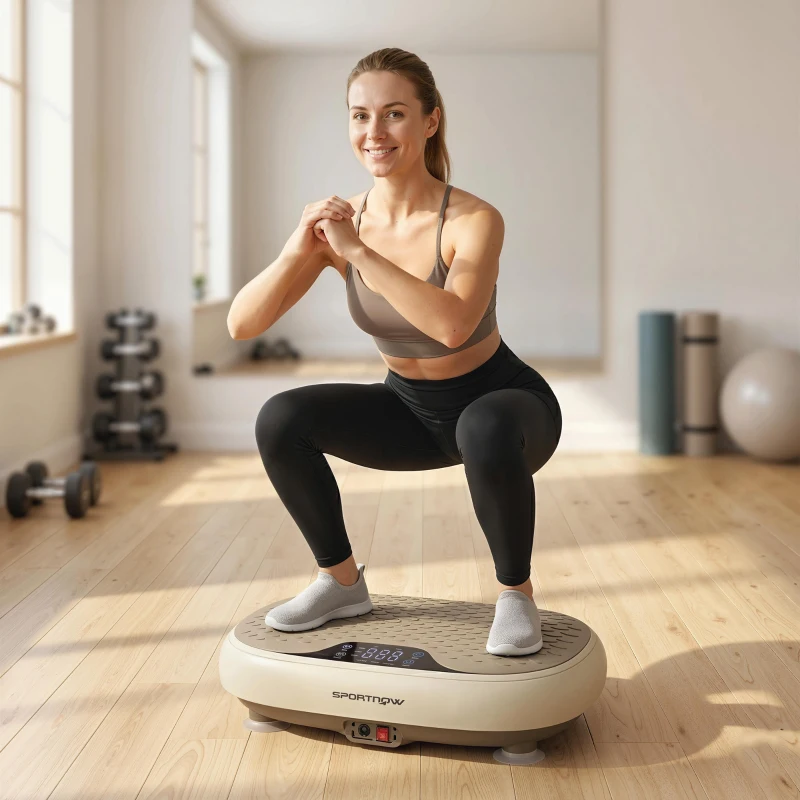 Plataforma Vibratória com 20 Níveis de Velocidade